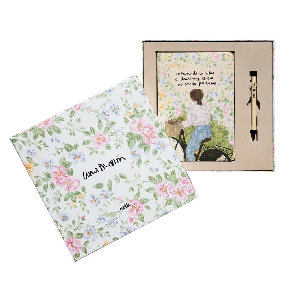 Grupo Erik - Ana Marin Set Premium A5 With Pen Notizbuch - Mehrfarben
